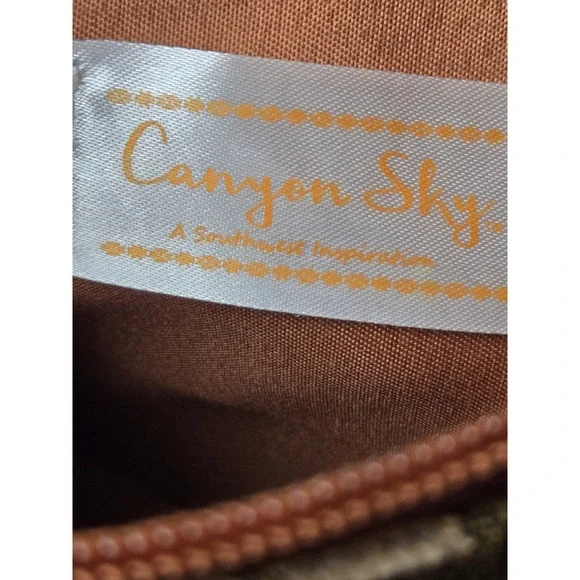 Canyon Sky Southwestern Aztec  Tribal Pattern Crossbody Purse Handbag - Picture 7 of 14